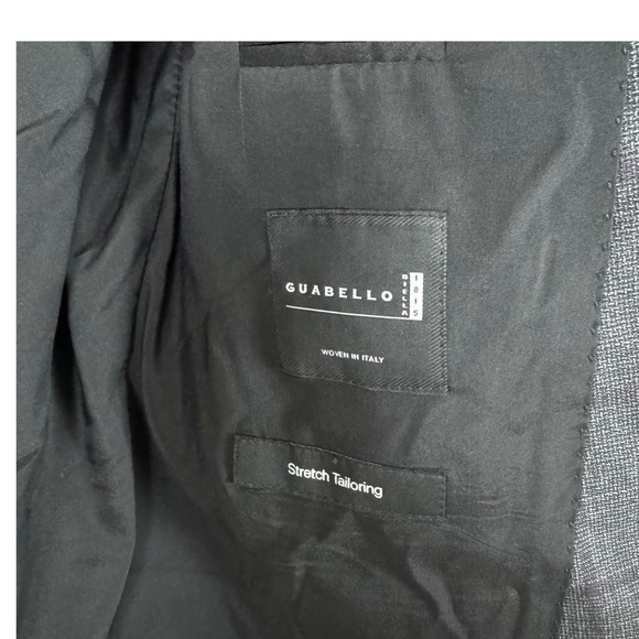 BOSS Hugo Boss Guabello Plaid Blazer Sport Suit Slim Coat Jacket Men 42L Wool - Picture 10 of 13